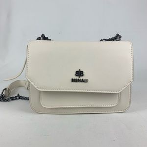 Bienali Aliana Flap Crossbody Bag White